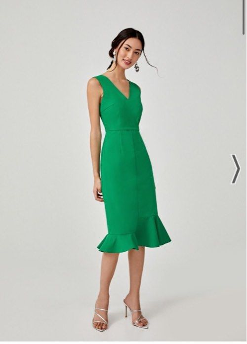 love bonito peplum dress Love Bonito Giavanna Peplum Midi Dress, Women's Fashion, Dresses & Sets,  Dresses on Carousell