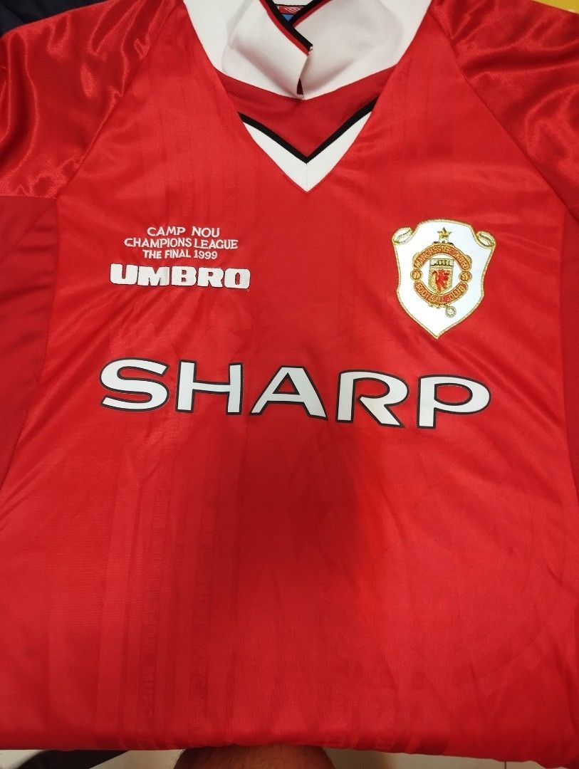 Manchester united treble jersey discount