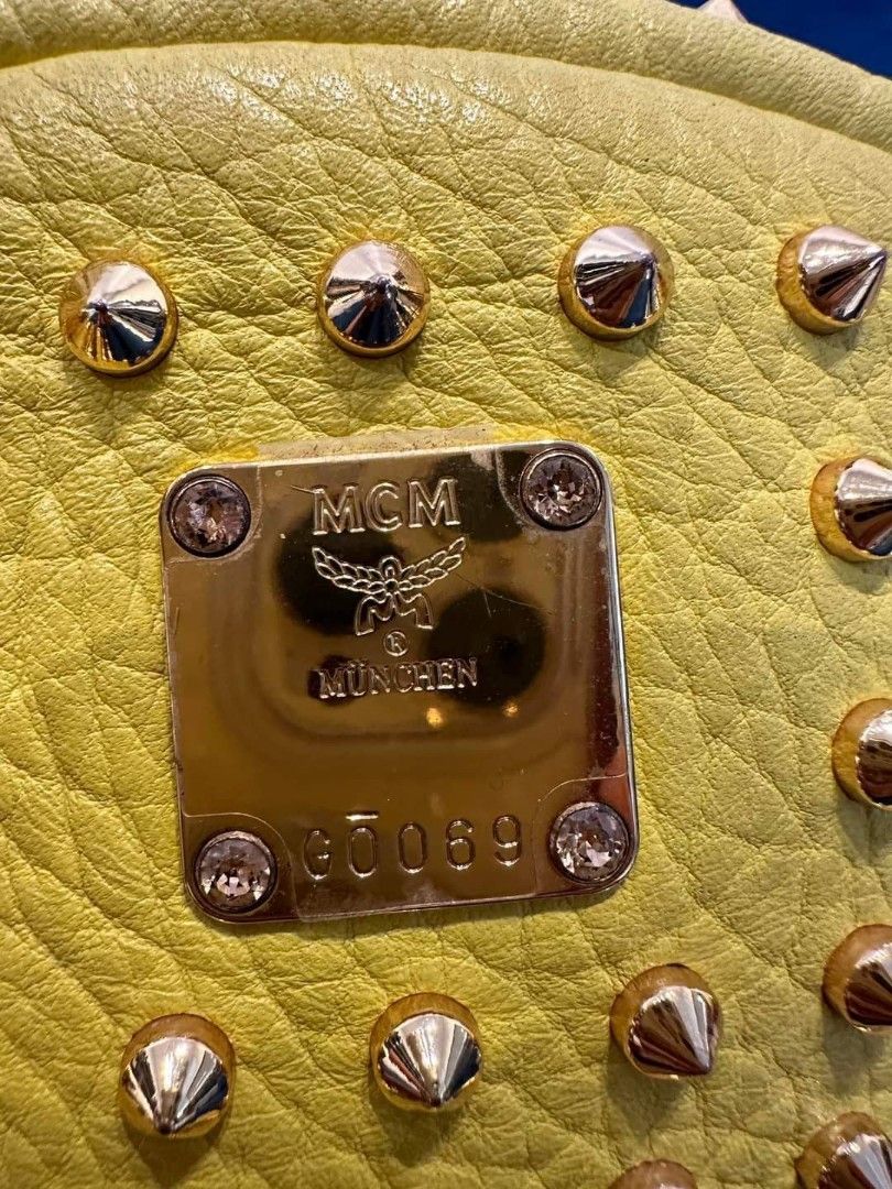 😱Mcm Stud Crystal bagpack💯💯 (Category: Luxury Bags & Wallets) located in General Santos City (Dadiangas). Submitted by braverabbit.67 (Listing ID 1321641593, Image 3). Description: Legit!!😱💯💯 MCM Stud Crystal bagpack medium size in very Good Condition ‼️𝗦𝘂𝗿𝗲 𝗯𝘂𝘆𝗲𝗿 𝗺𝗮𝘆 𝗿𝗲𝗾𝘂𝗲𝗦𝘁 𝗺𝗼𝗿𝗲 𝗱𝗲𝘁𝗮𝗶𝗹𝗲𝗱 𝗽𝗶𝗰𝗦📸📸.
