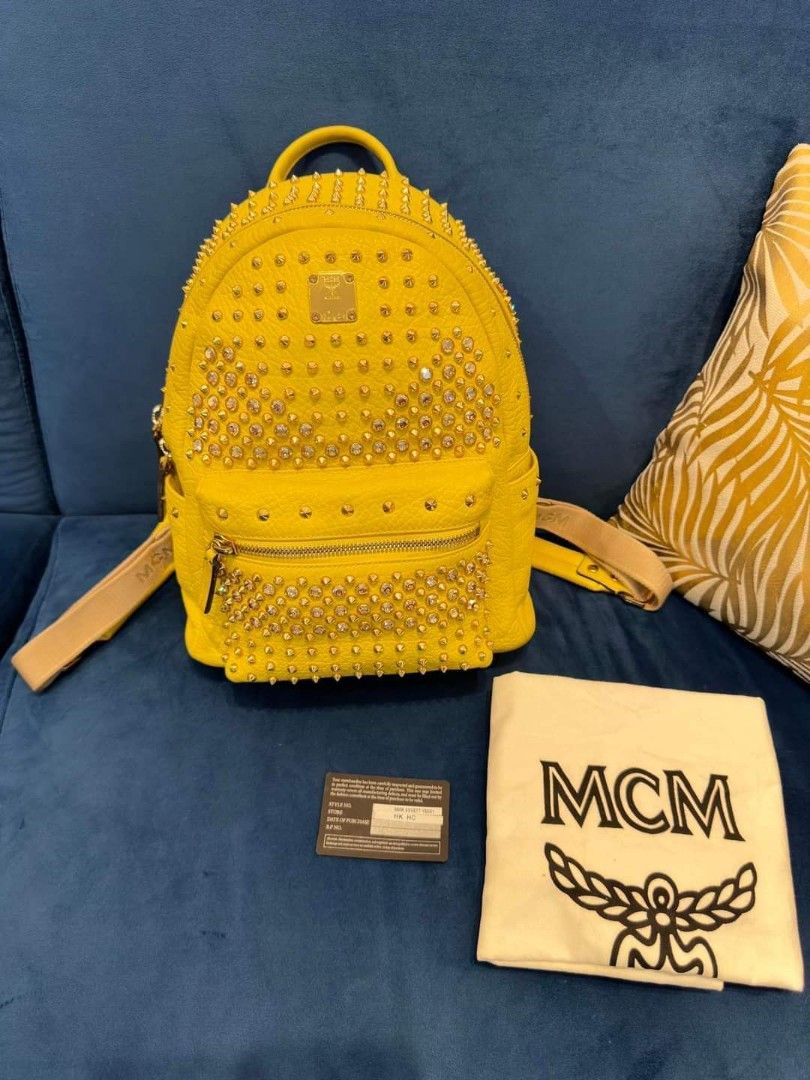 😱Mcm Stud Crystal bagpack💯💯 (Category: Luxury Bags & Wallets) located in General Santos City (Dadiangas). Submitted by braverabbit.67 (Listing ID 1321641593, Image 2). Description: Legit!!😱💯💯 MCM Stud Crystal bagpack medium size in very Good Condition ‼️𝗦𝘂𝗿𝗲 𝗯𝘂𝘆𝗲𝗿 𝗺𝗮𝘆 𝗿𝗲𝗾𝘂𝗲𝗦𝘁 𝗺𝗼𝗿𝗲 𝗱𝗲𝘁𝗮𝗶𝗹𝗲𝗱 𝗽𝗶𝗰𝗦📸📸.