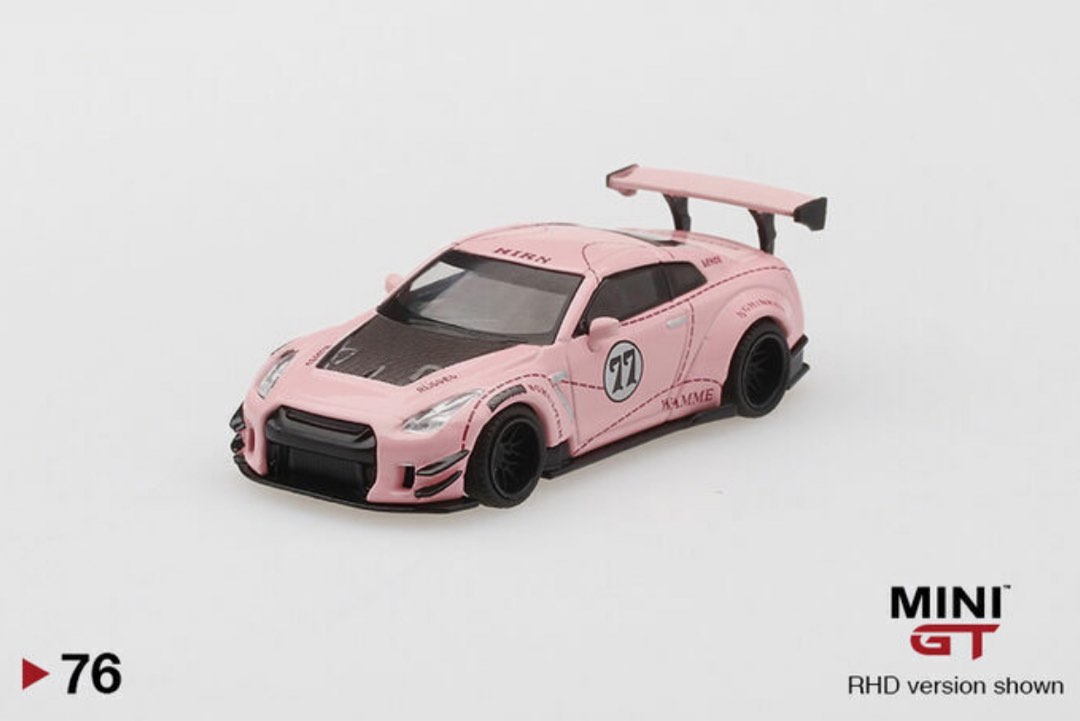 Minigt Mini GT NO 76 LB Works Nissan GT-R GTR R35 Pink Pig size