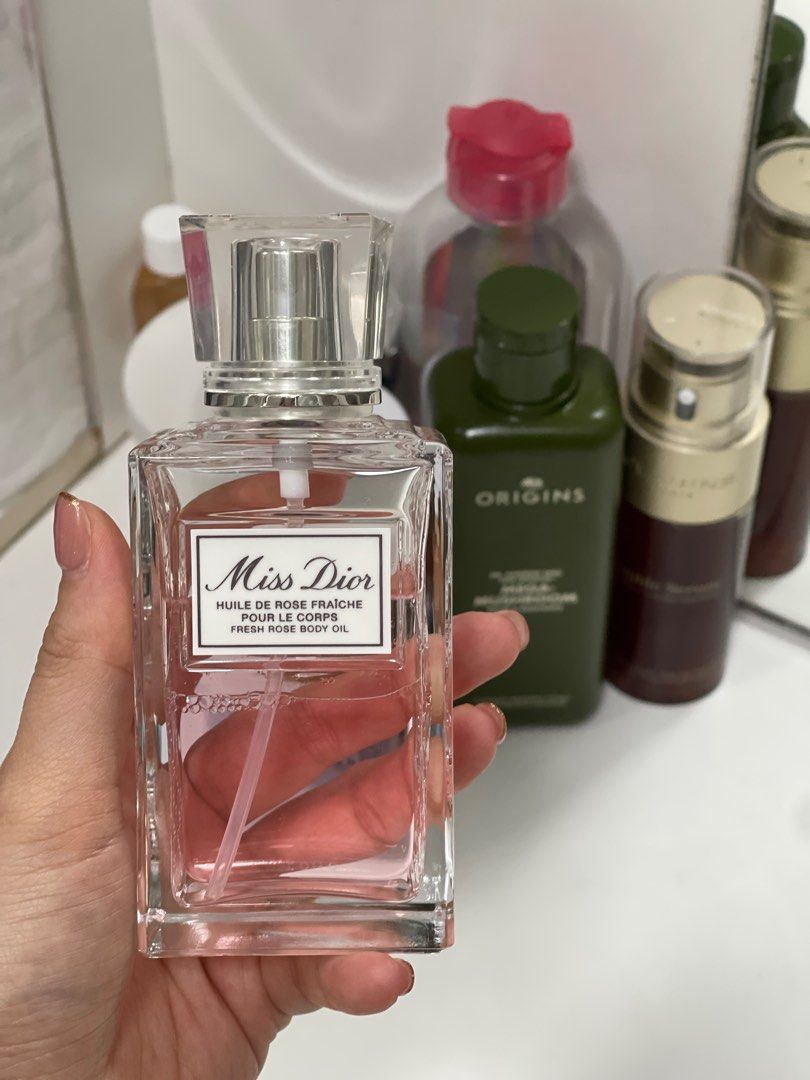 Miss dior fresh rose body oil best sale
