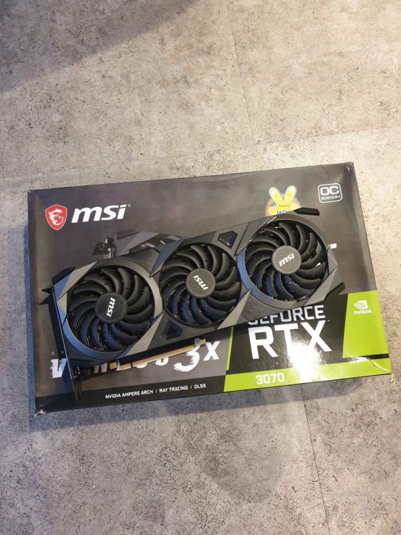 3x Oc Msi Geforce Rtx 3070 Gb Ventus MSI GeForce RTX 3070 VENTUS