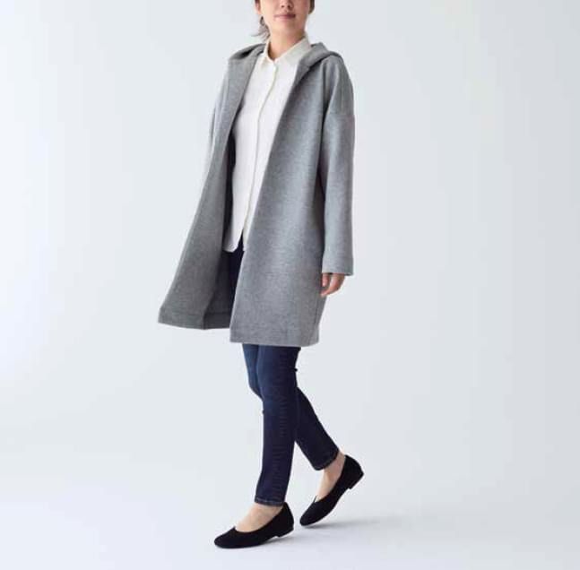 Muji Coat Hoodie Women s Fashion Coats Jackets and Outerwear on Carousell