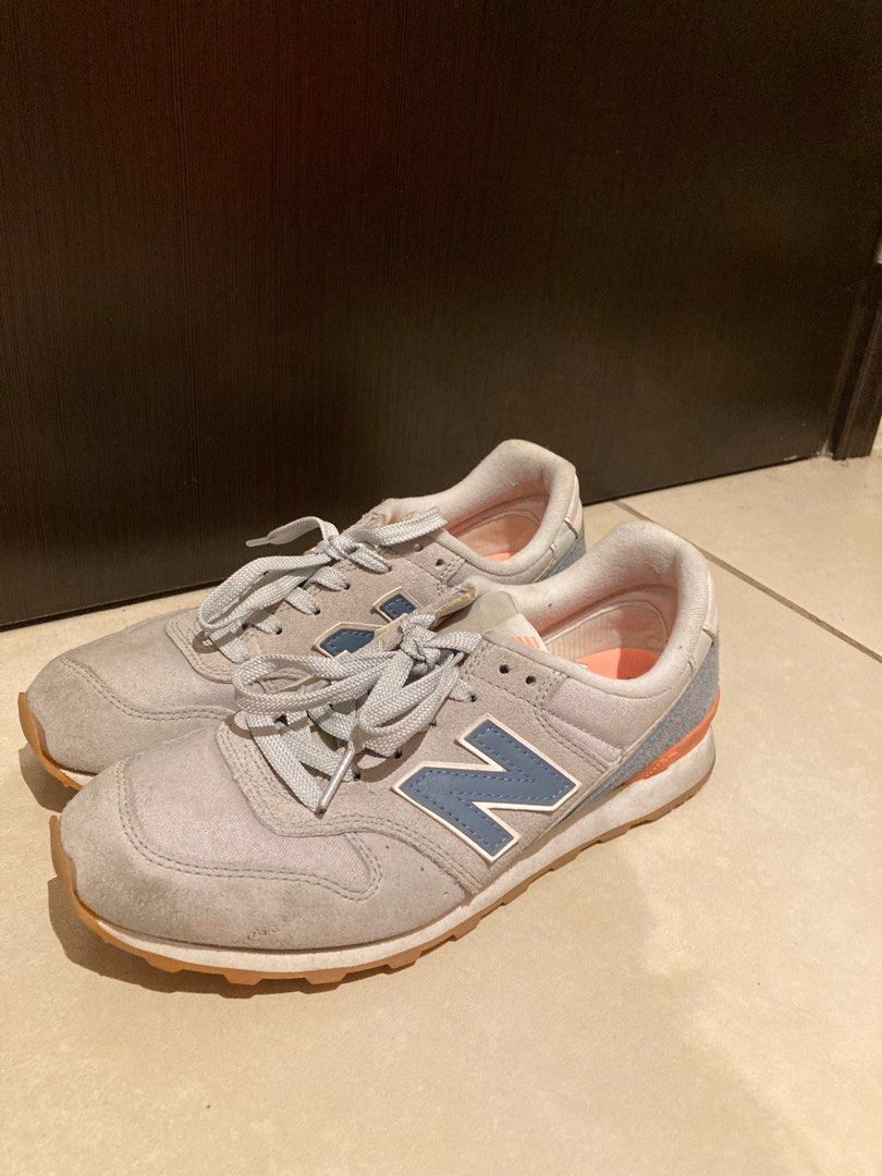 New Balance 996 gray blue coral size 8 39 Women s Fashion Footwear Sneakers on Carousell