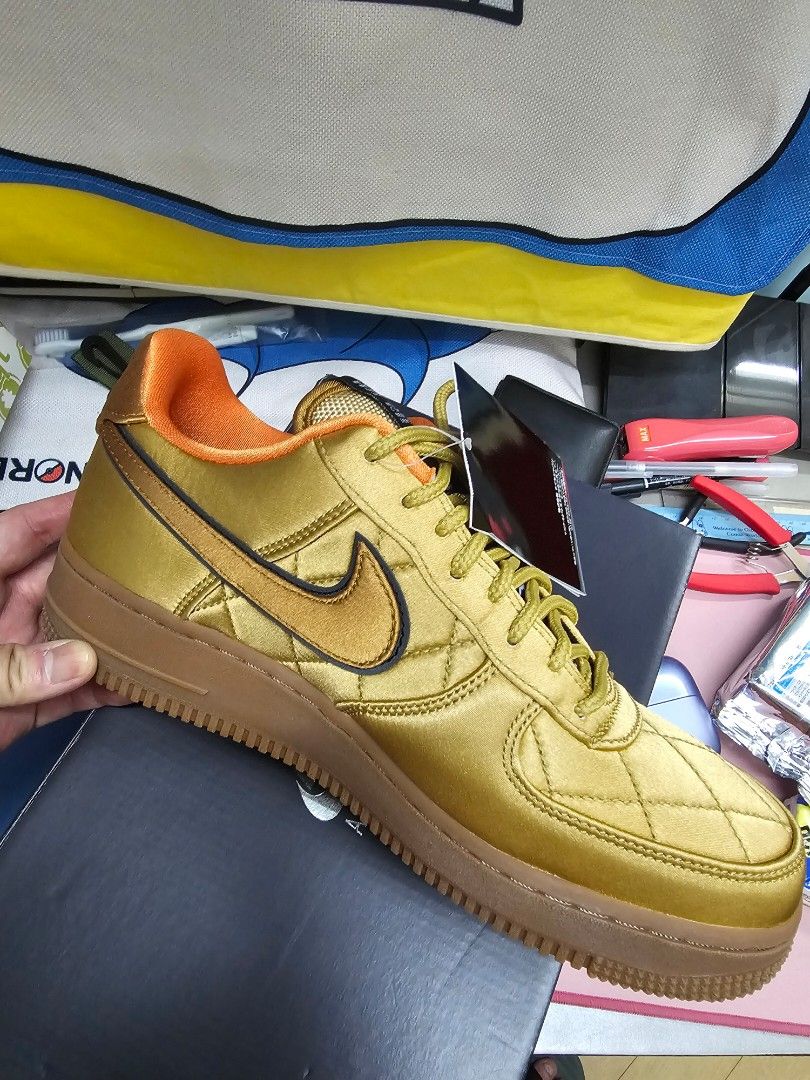 NIKE AIR FORCE 1 LOW GOLD FLIGHT JACKET CU6724 777