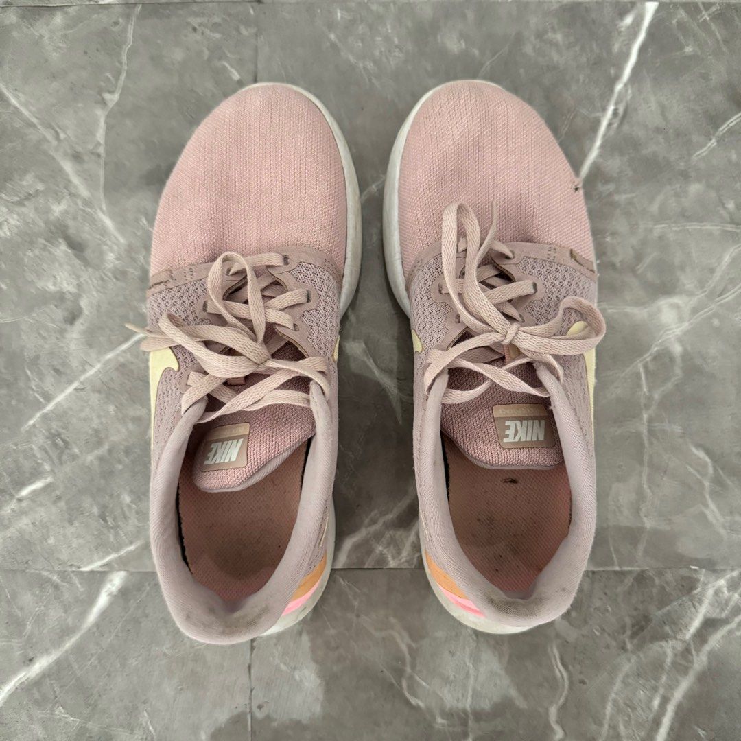 Nike Flex Contact 2 Pink Sneakers Running Shoes Fesyen Wanita Sepatu di Carousell