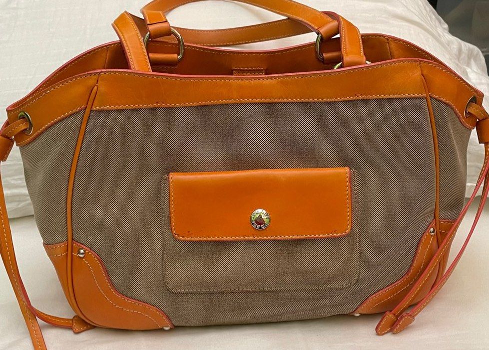 Original Prada Canvas Shoulder Bag (Category: Luxury Bags & Wallets) located in Quezon City. Submitted by cglui_152 (Listing ID 1306507463, Image 3). Description: Please take note that seller will not respond to low ballers; the price reflects the condition of the bag. Guaranteed original, refer to the photos for the actual condition of the bag and expect some imperfection or noticeable signs of usage. .
