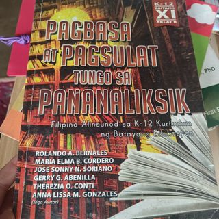 Gabay sa Pagbasa, Pagsulat, at Pananaliksik sa Filipino by Arvin Kim ...