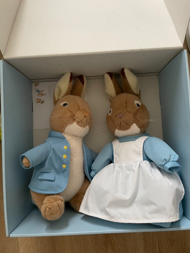 ΨPANDA清Ψ 全聯彼得兔 比得兔與兔媽媽 絨毛玩偶 絨毛娃娃 PETER RABBIT 全新 超大支, 書籍、休閒與玩具, 玩具、公仔、桌 ...