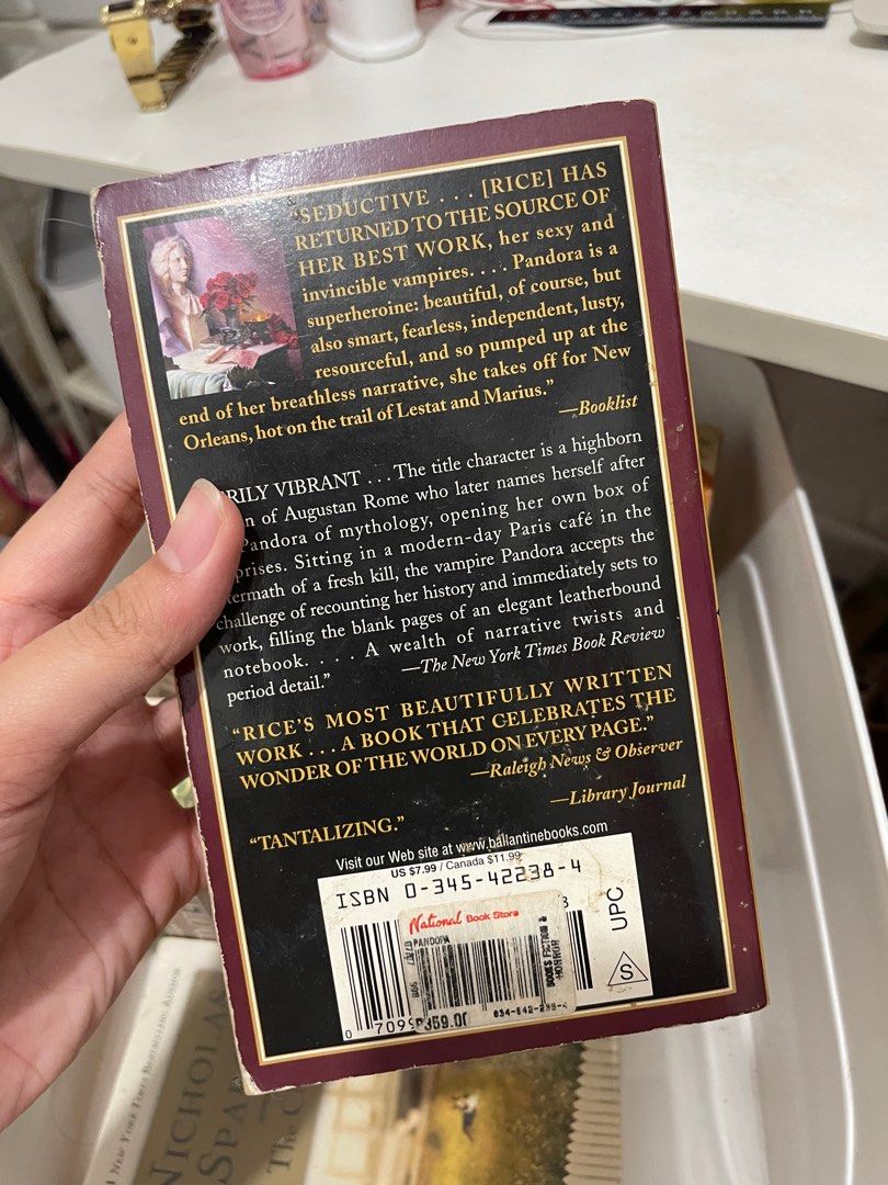 Pandora by Anne Rice (Category: Storybooks) located in Cavite. Submitted by everywonu (Listing ID 1321540995, Image 2). Description: MOD: GGX JNT SDD MOP: GCash Loc: Imus.