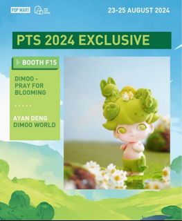 WTS Popmart PTS 2024 Singapore Dimoo Praying for Blooming Exclusive ...
