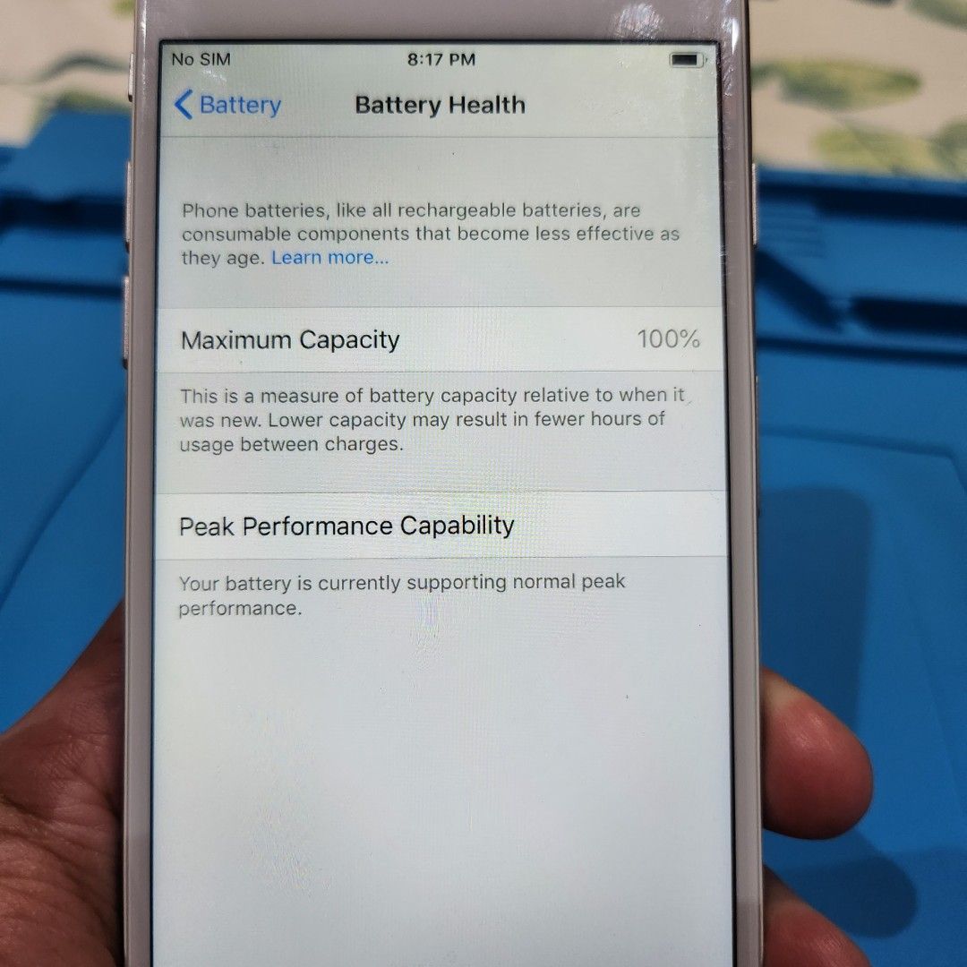 iPhone 6 (Factory Unlocked) (Category: iPhone 6 Series) located in Cavite. Submitted by loril.ke_359 (Listing ID 1321607817, Image 2). Description: *If you're looking for a dumb phone, a kid's first phone, or a work phone, then this is for you.* 'Guaranteed real iPhone.' ●iPhone 6 (Refurbished) ●64gb ●100% Battery ●Factory Unlocked / Openline ●Already Reset It is fully refurbished, but: •The screen doesn't sit as flush into the frame (See 2nd to 