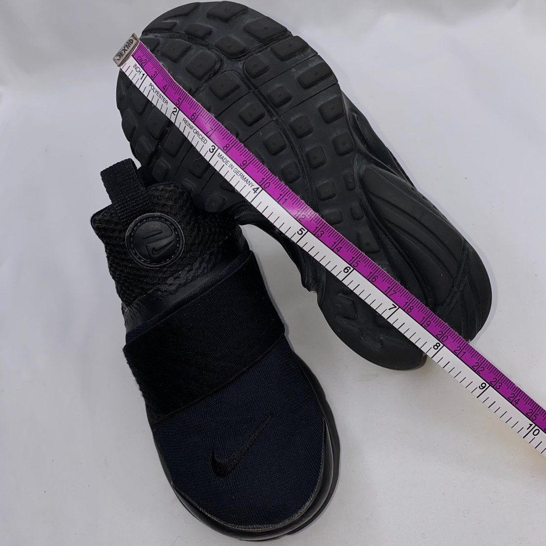 Size 29.5 18cm US 12C UK 11.5 Nike Original Presto Extreme TD Black Navy Blue Shoes Sneakers Girls Boys Kids Women s Fashion Footwear Sneakers on Carousell