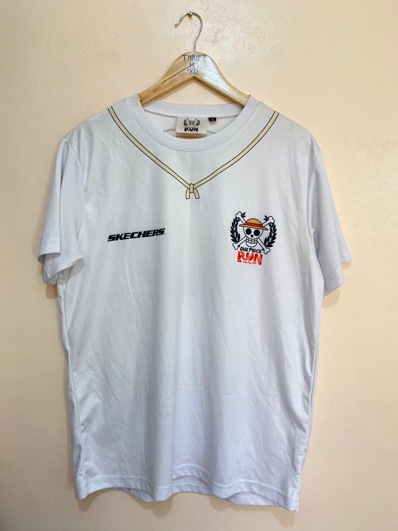 Skechers collab to One piece Men s Fashion Tops Sets Tshirts Polo Shirts on Carousell