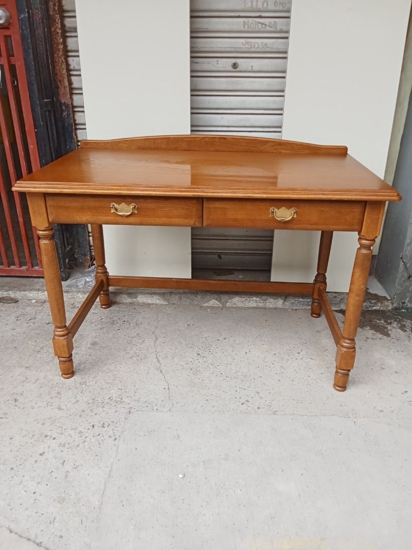 solidwood study table japan surplus, Furniture & Home Living, Furniture ...