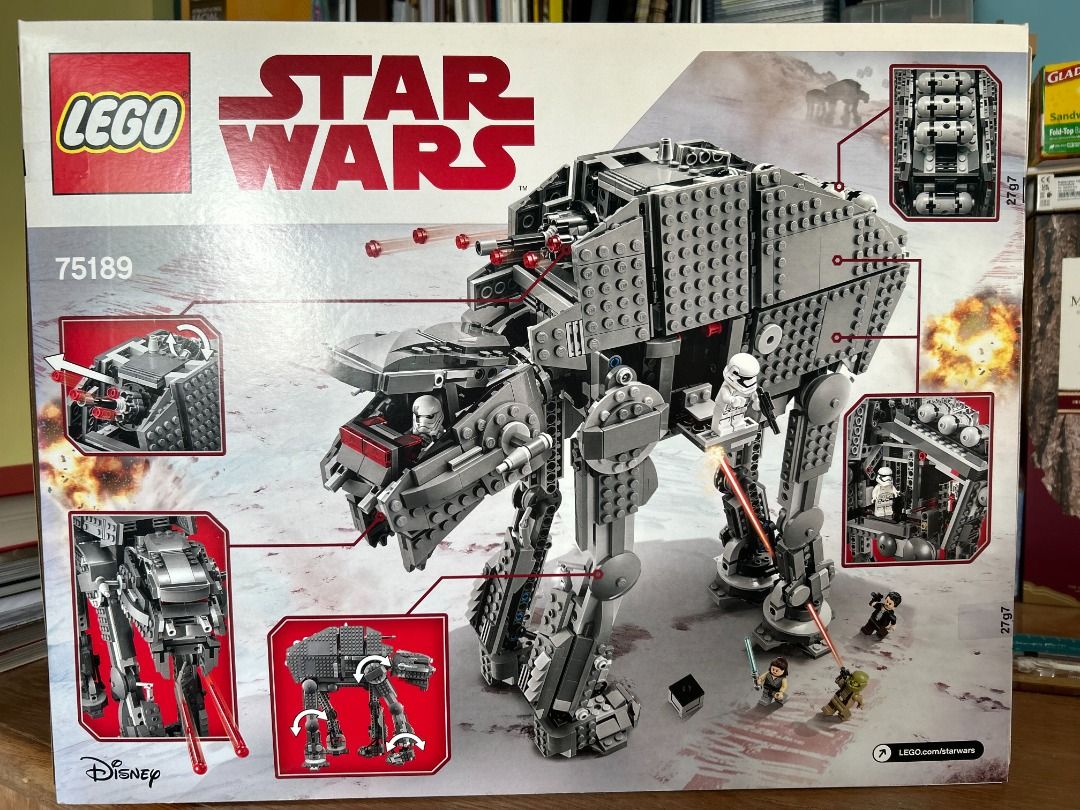 STAR WARS LEGO 75189 FIRST ORDER HEAVY ASSAULT WALKER Hobbies Toys Toys Games on Carousell