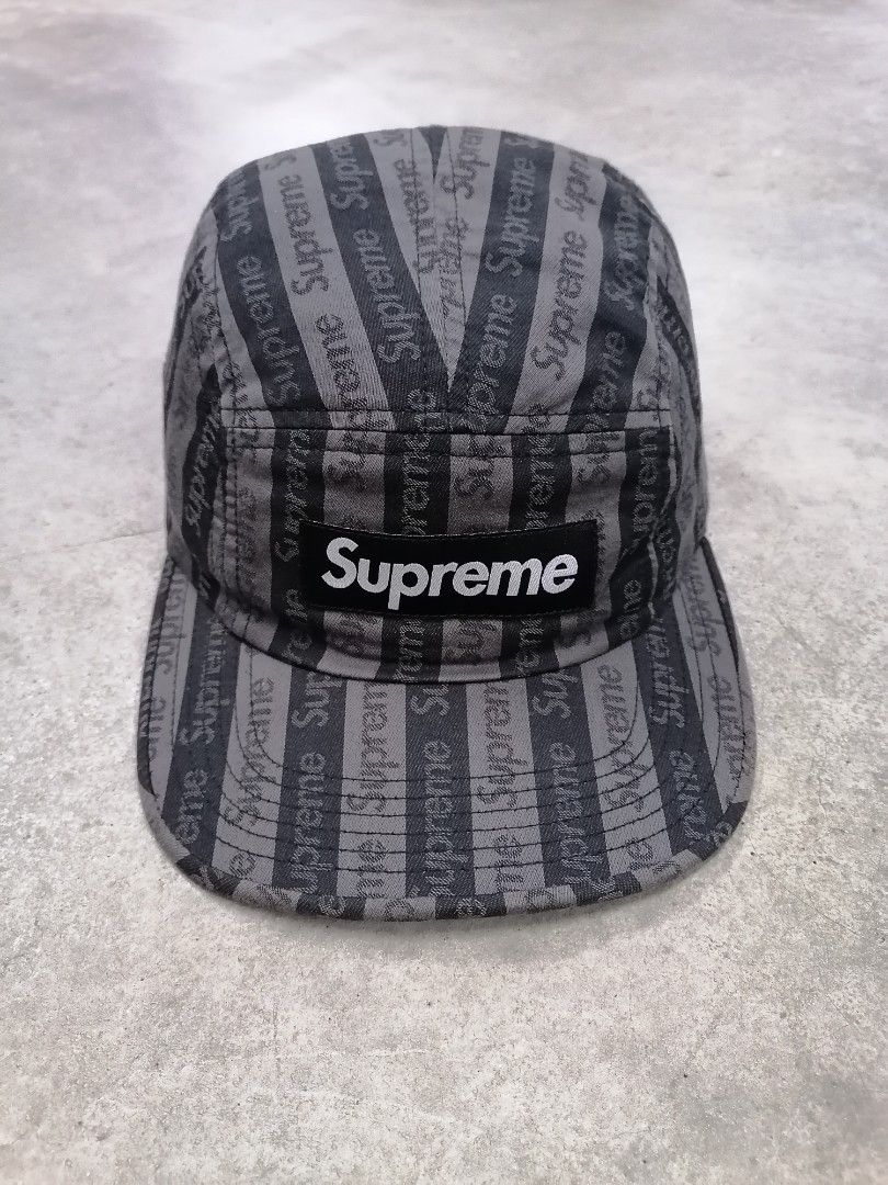 Supreme 14FW Jacquard All Over 5 Panel Camp Cap USA