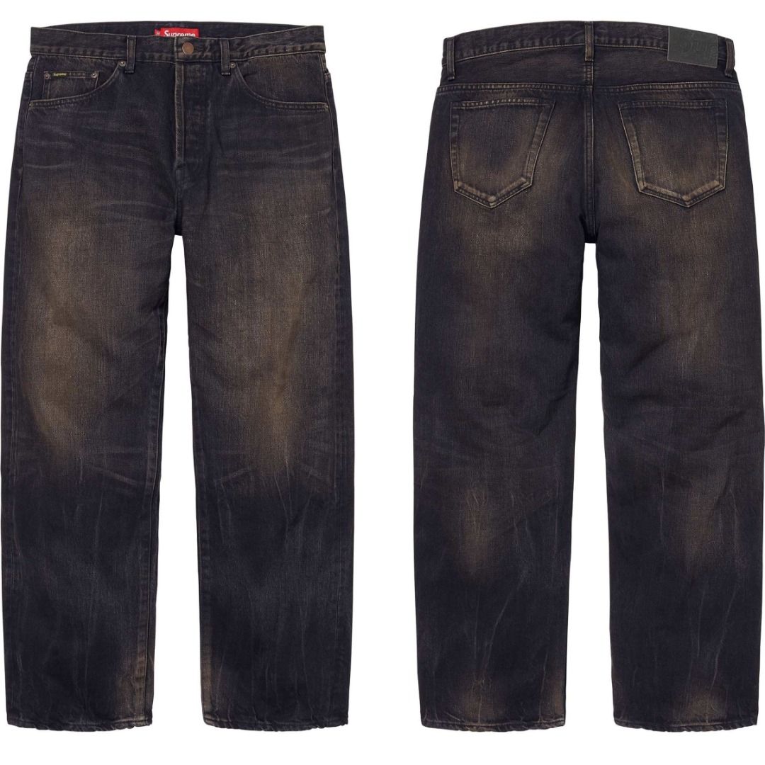 Selvedge Jeans Supreme Baggy Pants Supreme Baggy Selvedge
