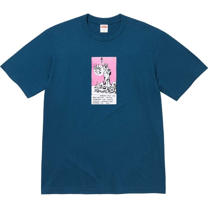 supreme liberty tee fw 24 week 1 new york, Men's Fashion, Tops & Sets,  Tshirts & Polo Shirts on Carousell