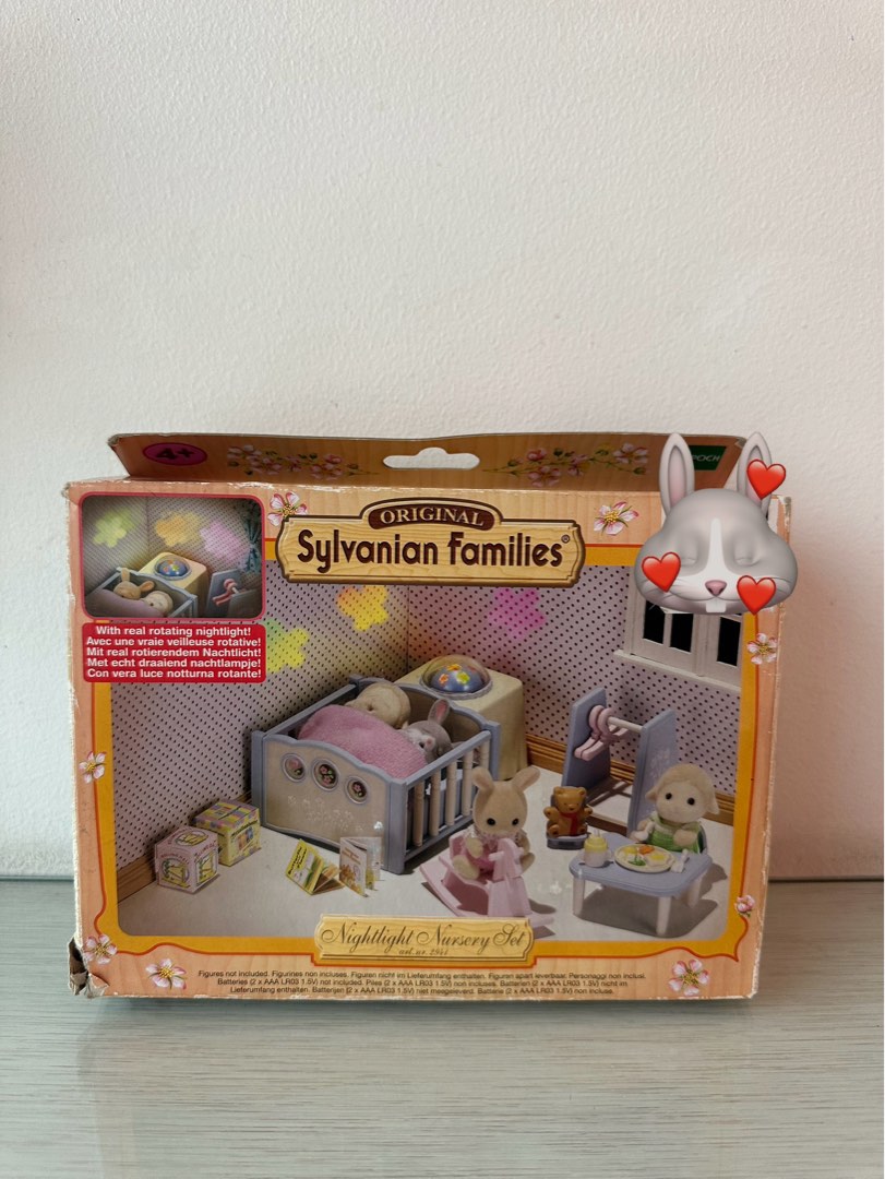 Sylvanian nightlight nursery set deals