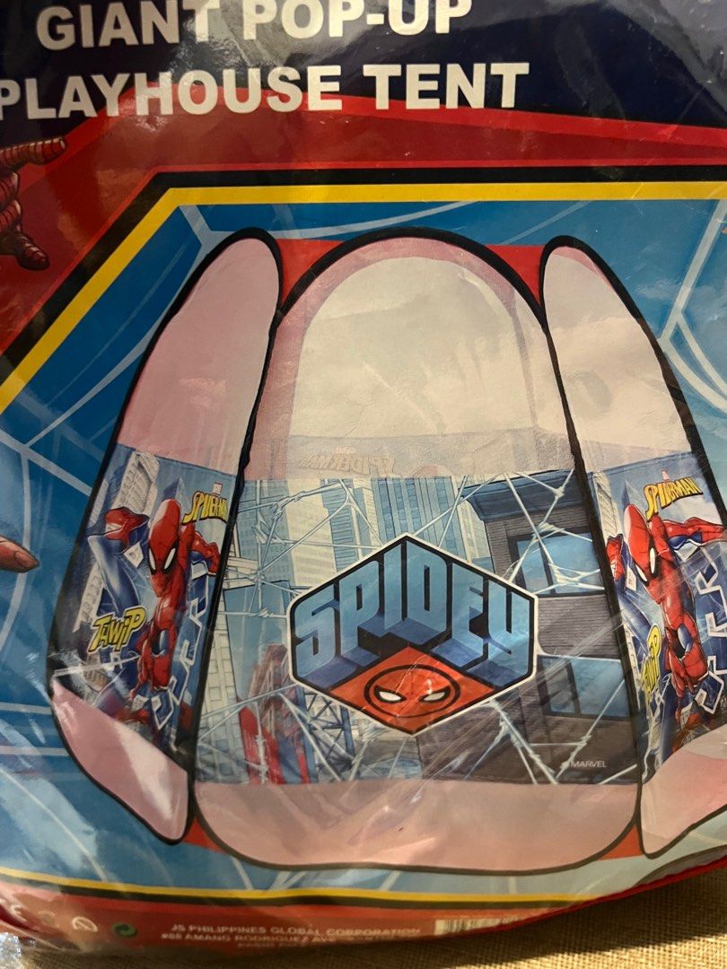 Tent for Boys (Pop-up) (Category: Babies & Kids Fashion) located in Paranaque City. Submitted by malor8989 (Listing ID 1321542185, Image 3). Description: Like New Pop Up Tent With Bad In Good condition .