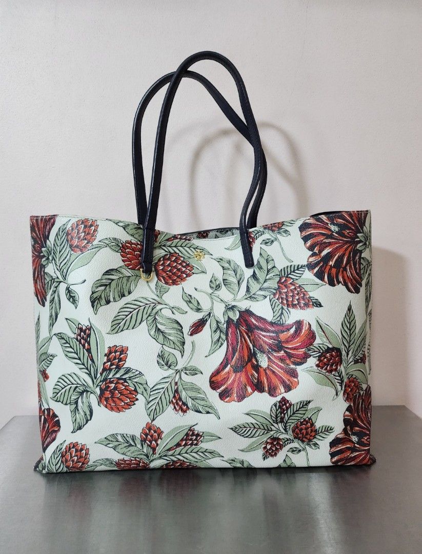 Tory Burch Large Kerrington Cameron Tote Bag