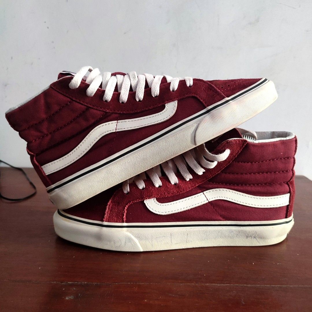 Old Skool Ski Hi Vans Vans SK8-Hi Black White Fast Delivery