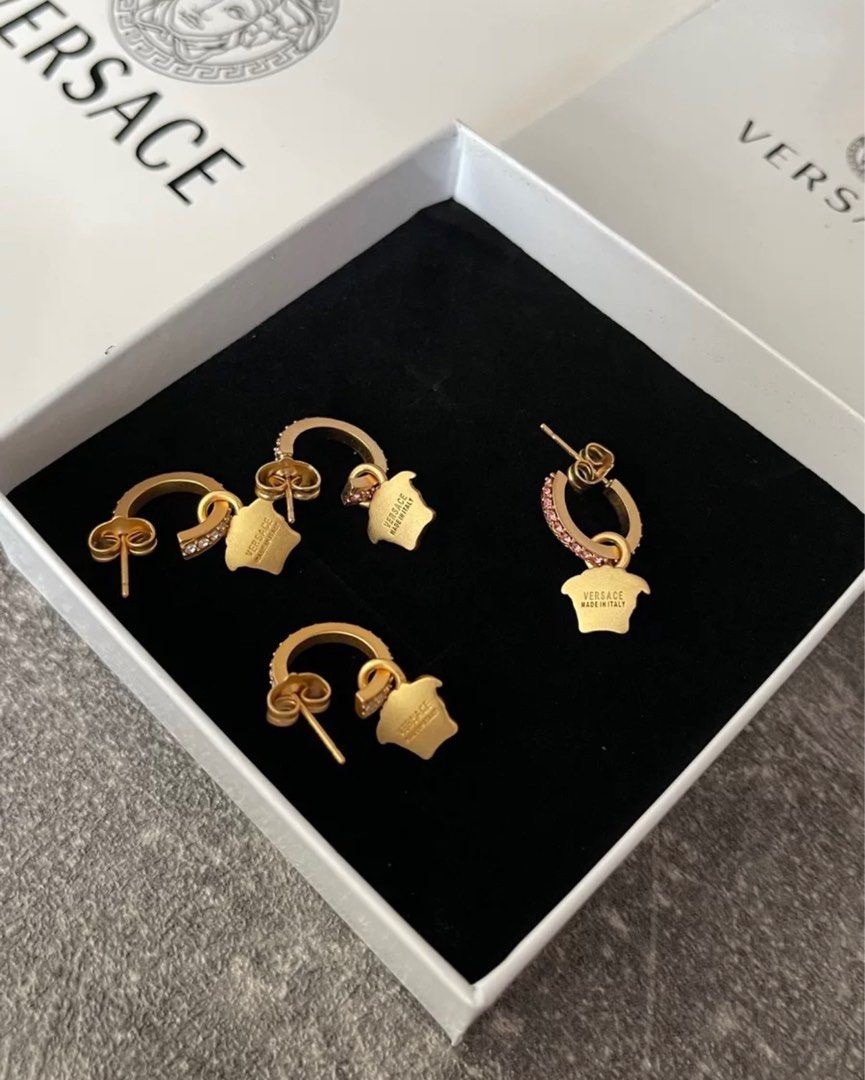 Versace Baroque Stud earrings Women s Fashion Jewelry Organisers Earrings on Carousell
