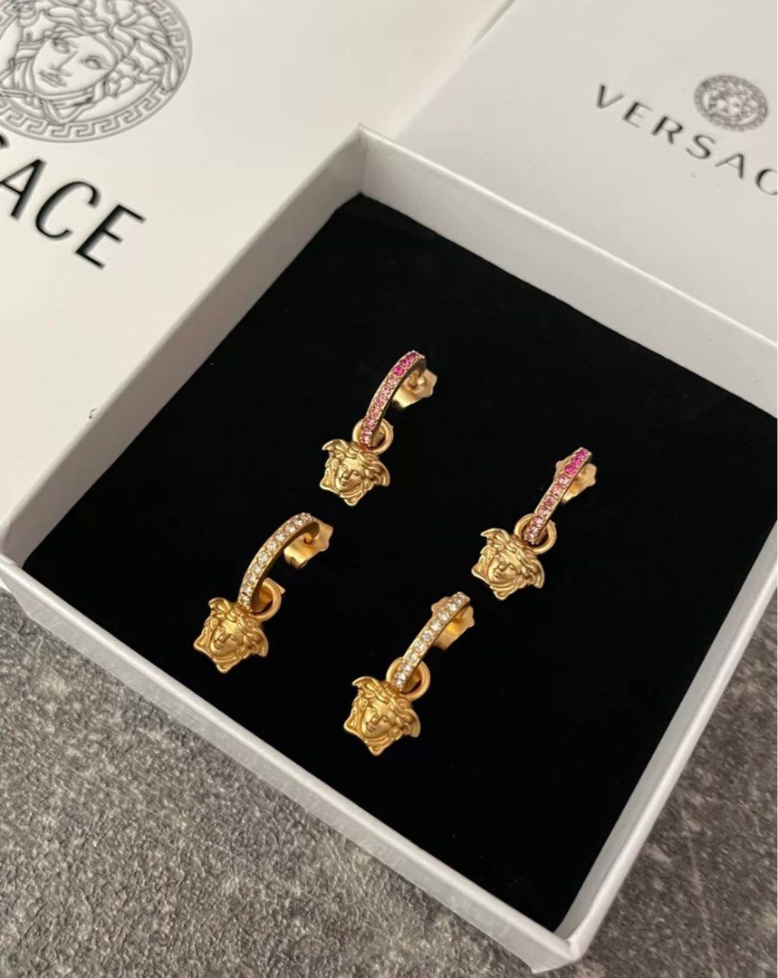 Versace Baroque Stud earrings Women s Fashion Jewelry Organisers Earrings on Carousell