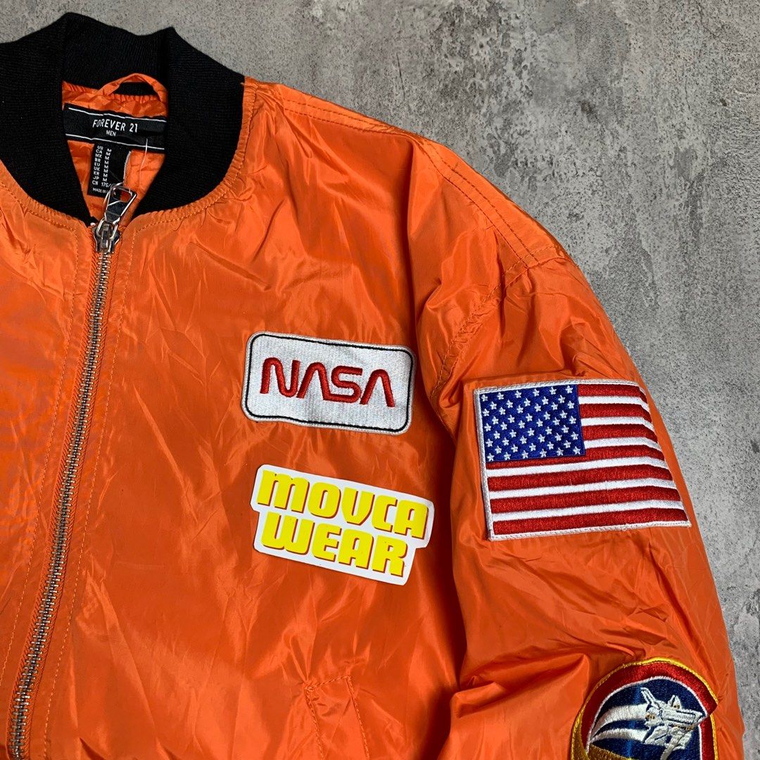 Forever 21 nasa bomber jacket top