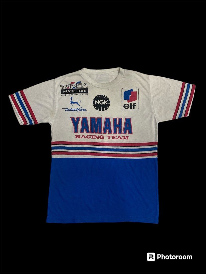 Vintage Team Yamaha Racing T-Shirt, Men's Fashion, Tops & Sets