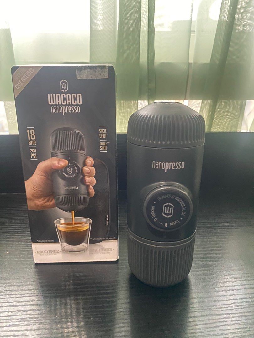 Wacaco nanopresso (Category: Coffee Machines & Makers) located in Mandaluyong City. Submitted by bookmarkdown (Listing ID 1321500829, Image 1). Description: Rarely used. Bought for 5k. Complete accessories. No issues..