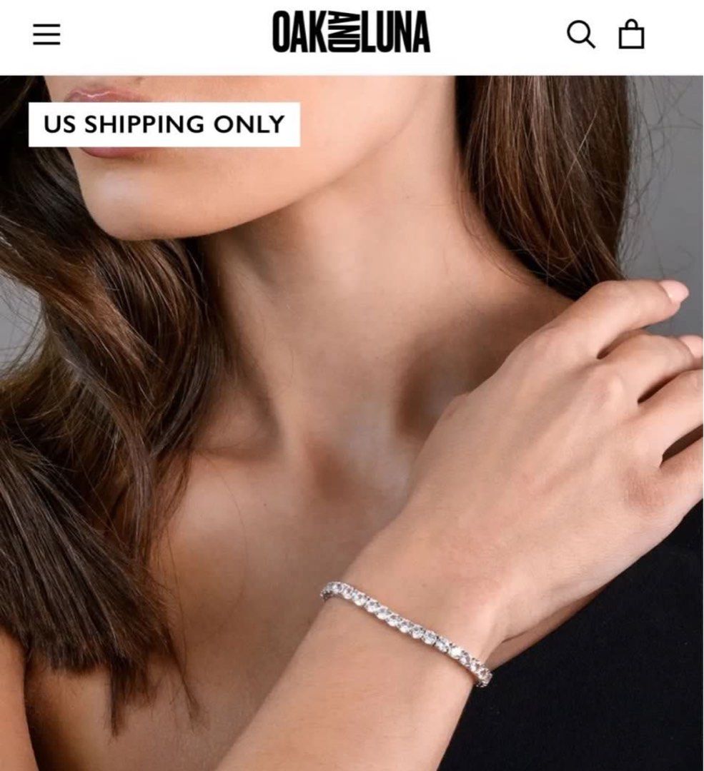 White sapphire tennis bracelet hotsell
