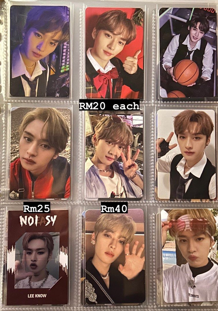 straykids leeknow リノ セット WTS STRAYKIDS PHOTOCARD SKZ LEEKNOW