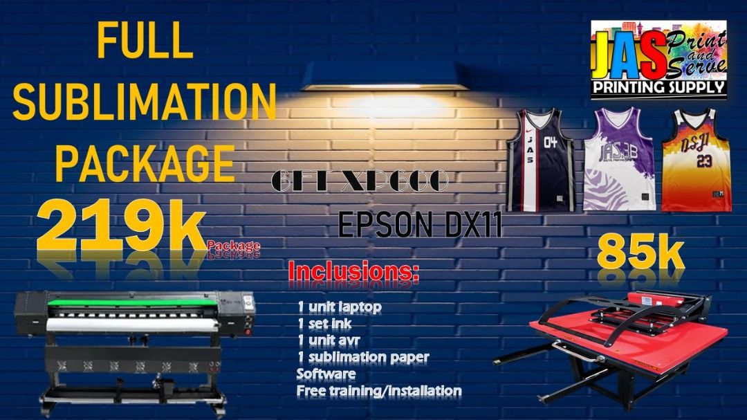 6FT FULL SUBLIMATION PRINTER FOR JERSEY (Category: Printers, Scanners & Copiers) located in Manila. Submitted by melvinflor41363 (Listing ID 1321660757, Image 2). Description: Free Training & Installation After-Sales Support Maintenance & Repair Consumables & Spare Parts Warranty on Parts Lifetime Technical Support Onsite Training Guides & Videos for Parts Replacement .