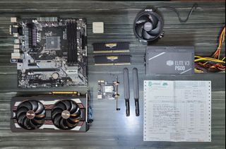 電腦底板, CPU, 顯示卡, RAM, 火牛 etc