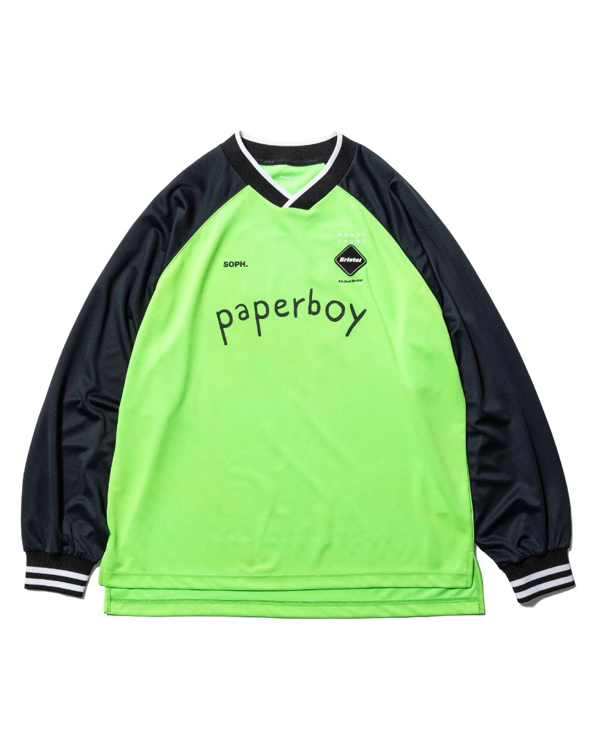 衝撃特価 現貨✓ FCRB x paperboy 🇯🇵 L/S Oversized Game Shirt (FCRB トップス