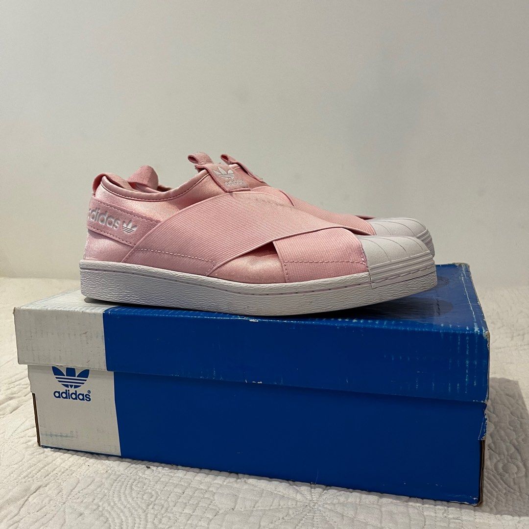 Superstar slip on salmon pink outlet