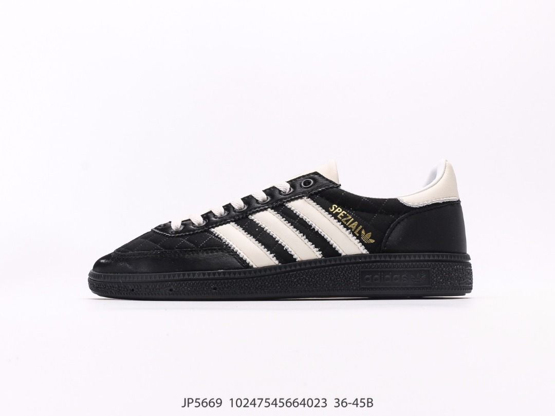 Adidas Originals Handball Spezial Black White shoes us 5 us 11 Men s Fashion Footwear Sneakers on Carousell