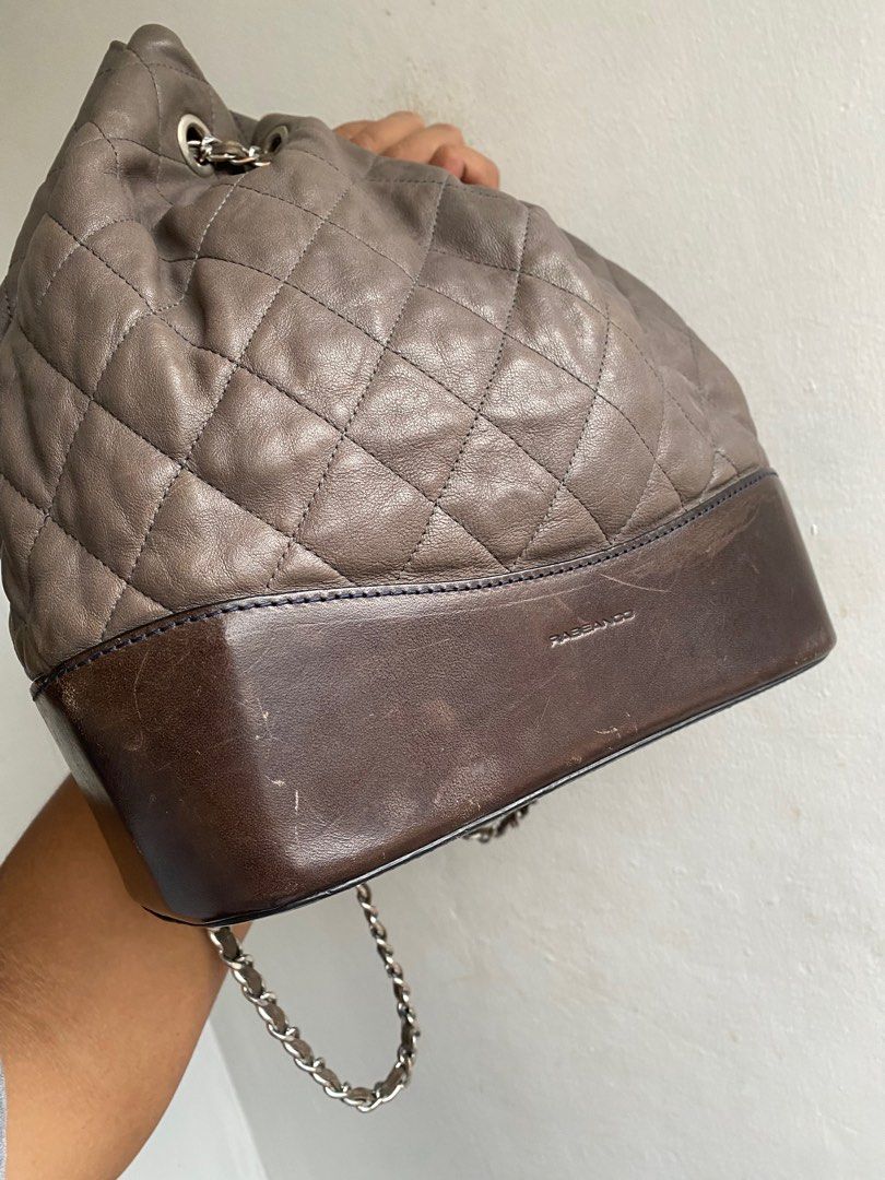 Authentic Rabeanco JANA CHAIN backpack chanel Gabrielle dupe (Category: Backpacks) located in Quezon City. Submitted by kimdelano (Listing ID 1321723833, Image 3). Description: Authentic With tags Flaws: some scratches Still available online for 18k Chanel gabrielle dupe.