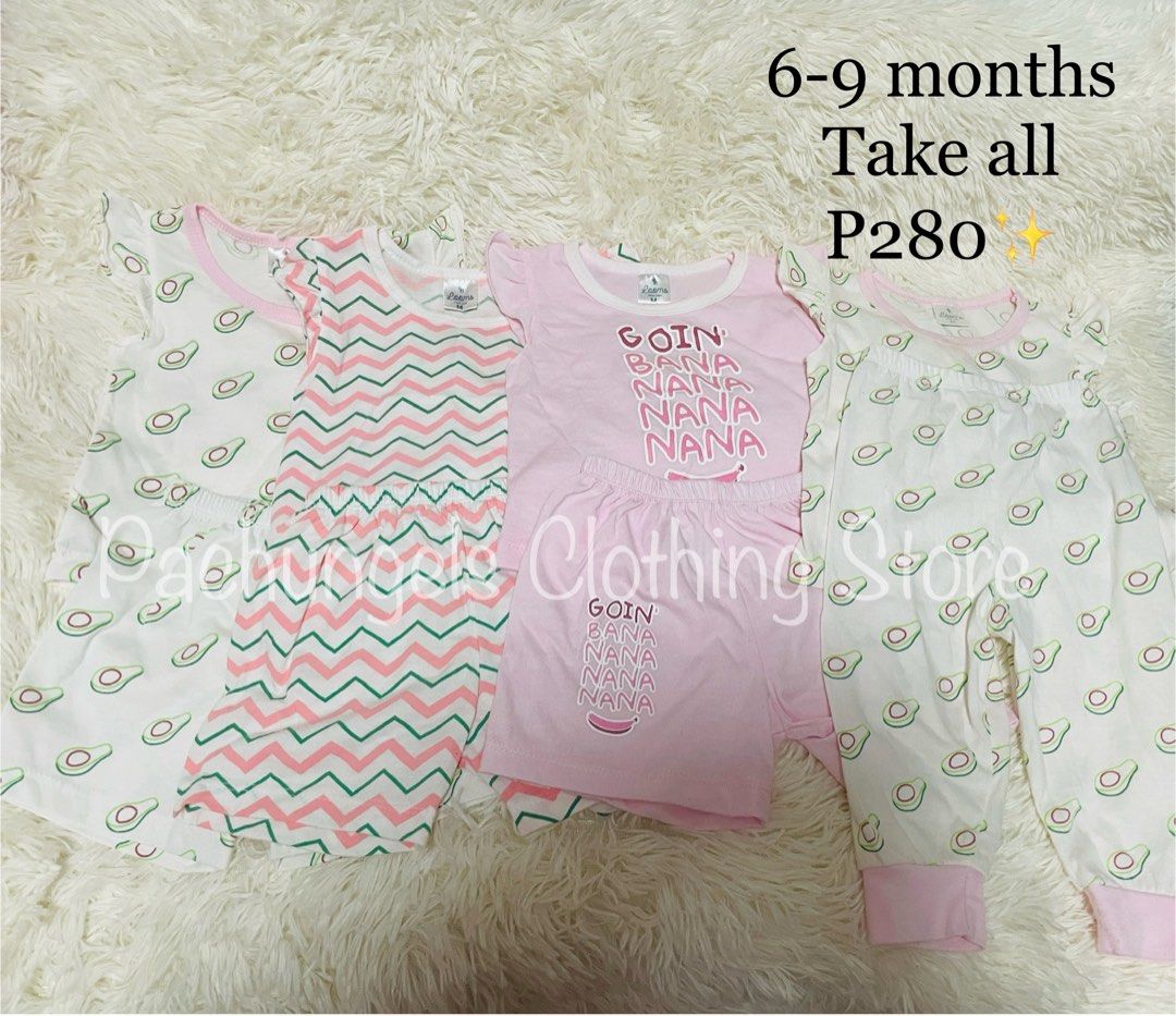 Baby girl terno (Category: Babies & Kids Fashion) located in Bulacan. Submitted by kitty.14 (Listing ID 1321741307, Image 1). Description: Take all 4 ternos for baby girl 6-9 months.