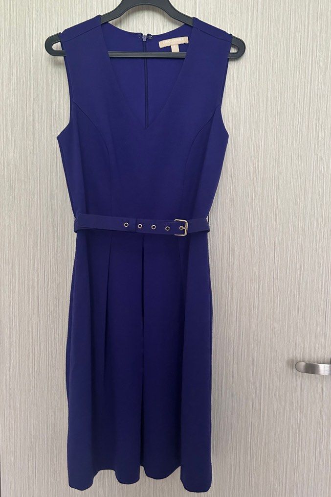 Banana Republic Navy Blue Dress with Belt