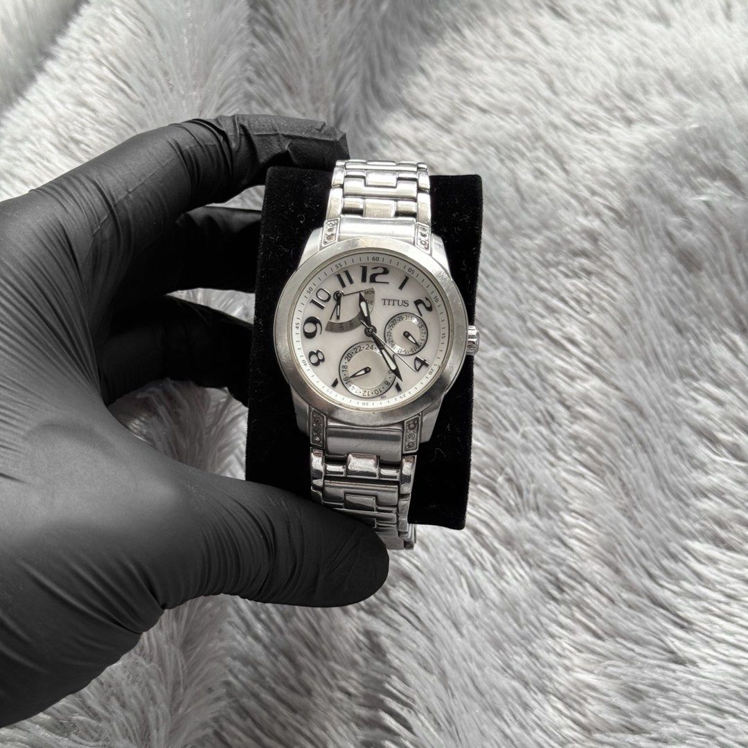 Barunya 2jt Jam Tangan Titus Multifuncion Original Chronograph