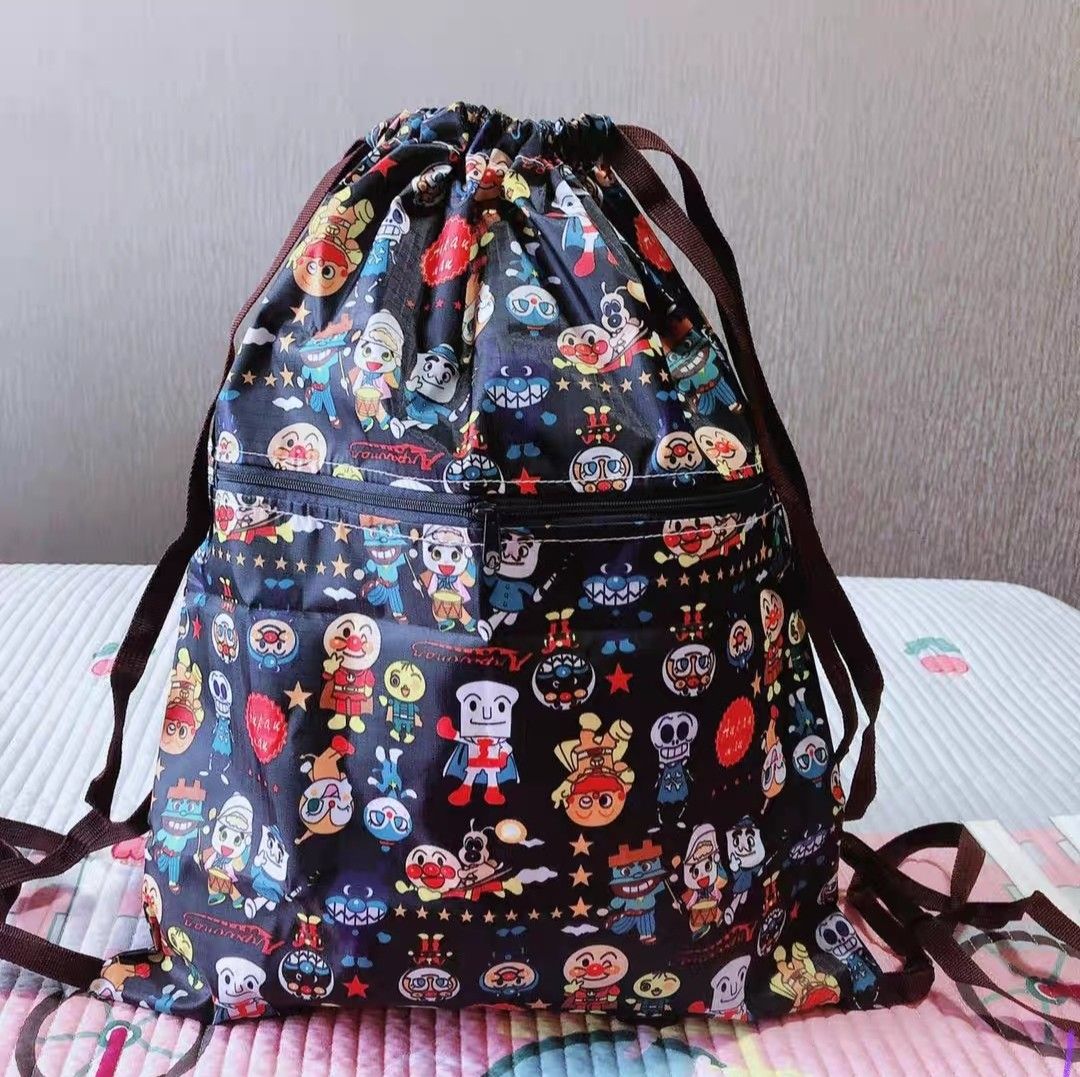 BN Drawstring Backpack (Category: Babies & Kids Fashion) located in Singapore. Submitted by yenleng85 (Listing ID 1321715369, Image 2). Description: BN cartoon drawstring bagpack Can be fold and keep into a pouch. prices indicated is for each item item to be send via postage.