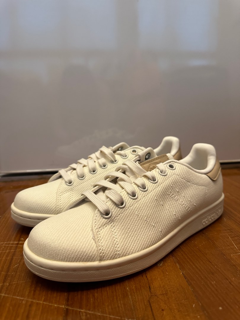 brown taupe cloth stan smith adidas brand new