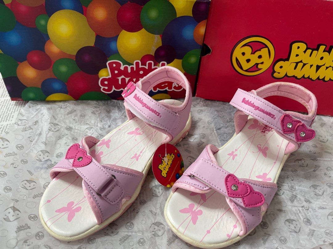 Bubble Gummers Pastel Pink Sandal, Women's Fashion, Footwear