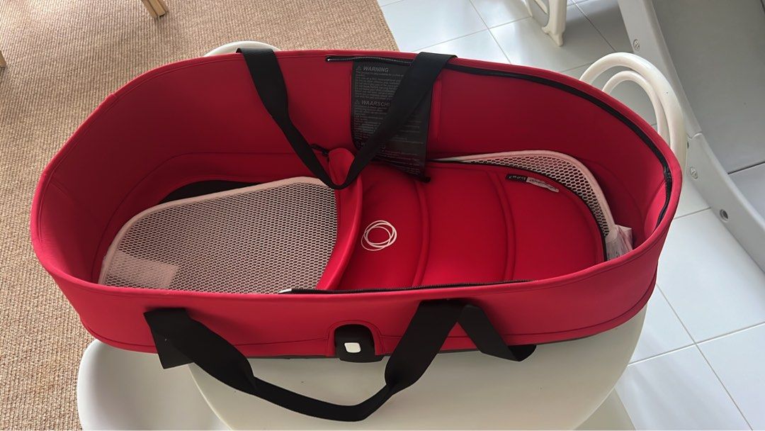 Bugaboo bee baby bassinet red Babies Kids Going Out Car Seats on Carousell