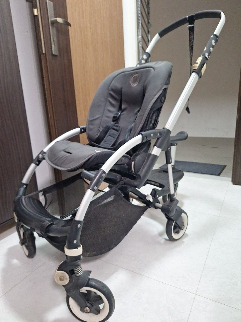 Bugaboo bee stroller with extension to stand sit