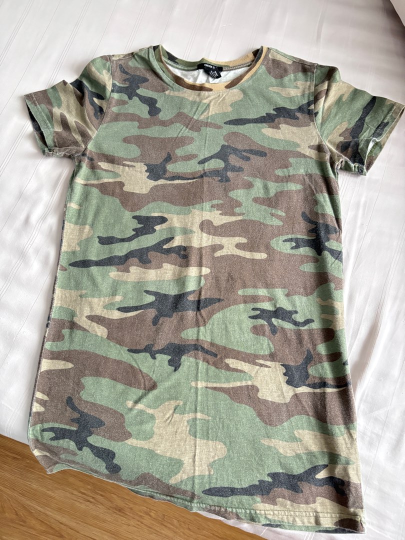 Camouflage Shirt dress xs to s